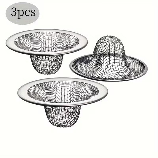 3-Piece Bathroom Sink Strainer Set