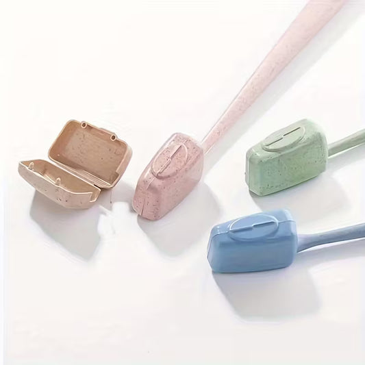 4-Piece Portable Toothbrush Head Cover Caps