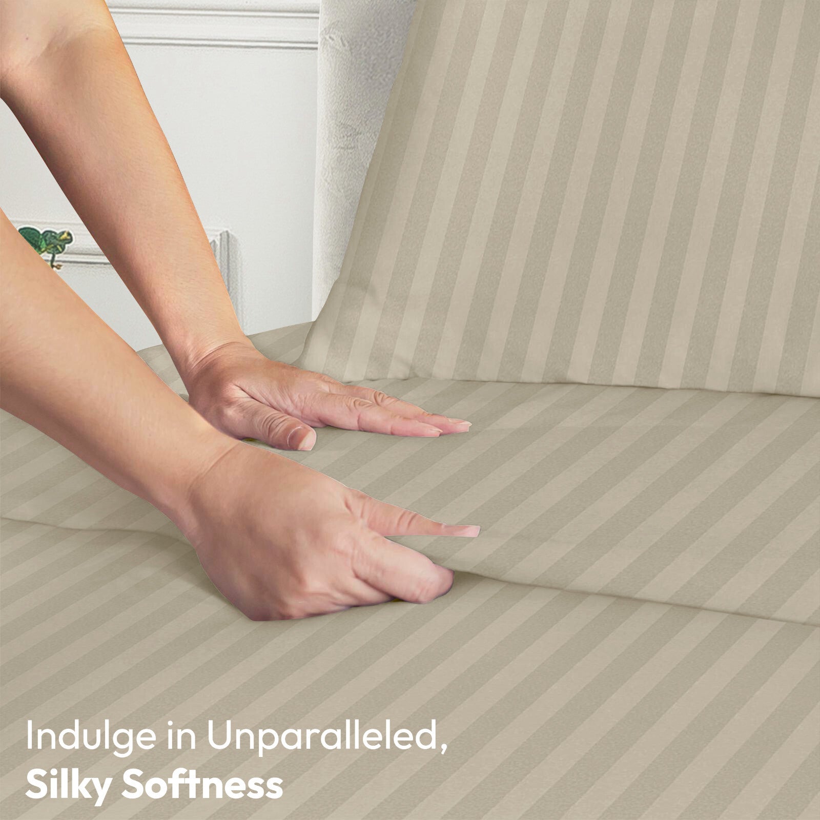 4 Piece Bed Sheet Set Deep Pocket 1800 Series Hotel Bed Sheet Microfiber Comfort