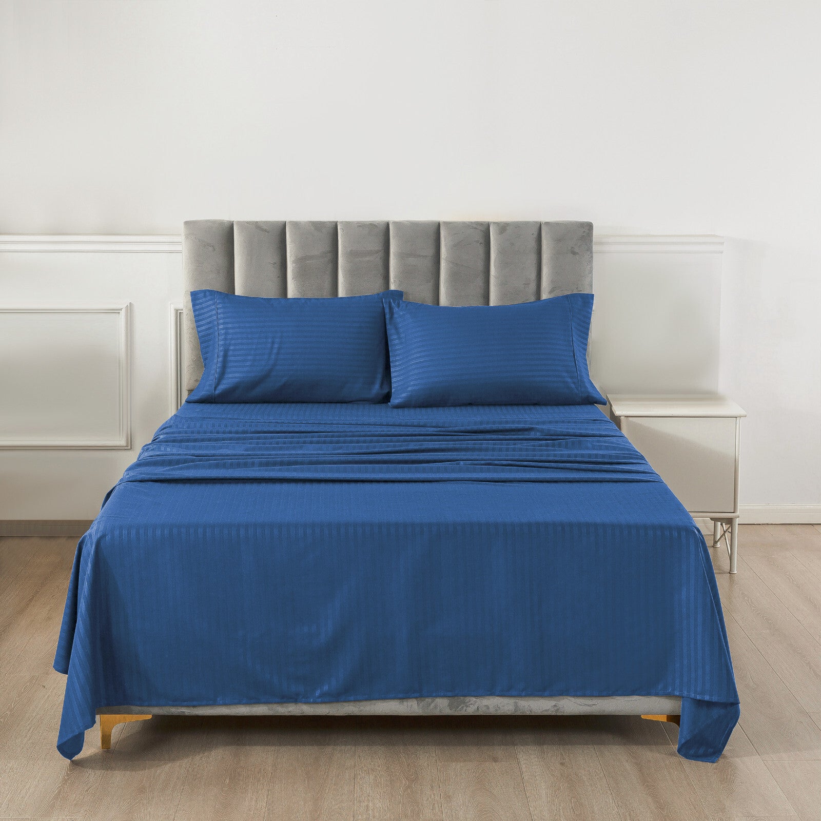 4 Piece Bed Sheet Set Deep Pocket 1800 Series Hotel Bed Sheet Microfiber Comfort