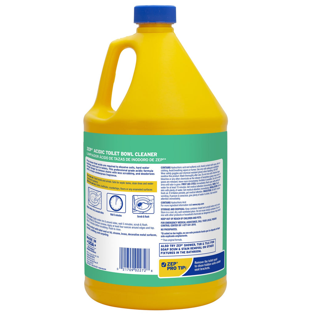 Zep Acidic Toilet Bowl Cleaner - 1 Gallon (Case of 4) R43710