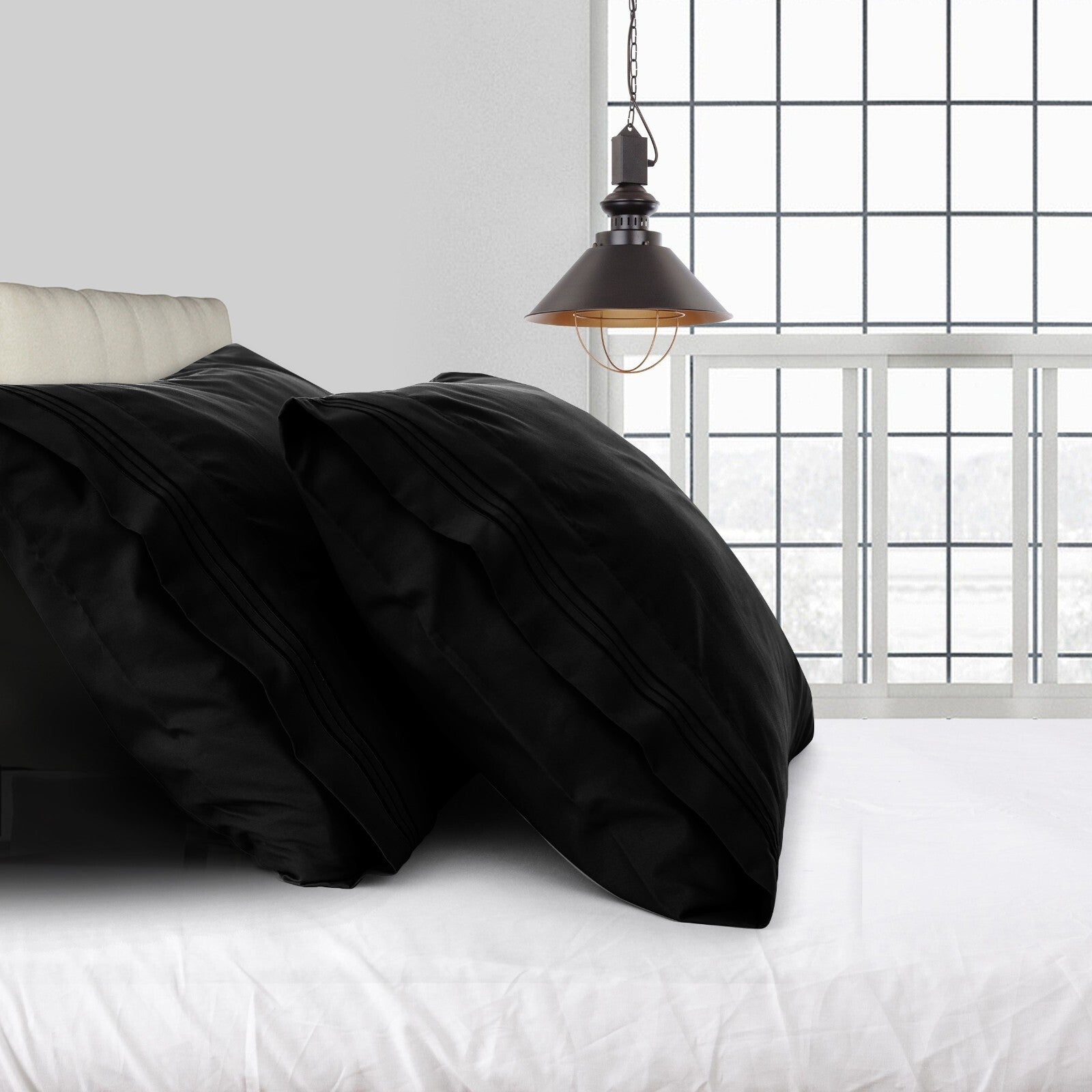 Pack of 2, 4 & 6 Pillow Cover Set Ultra Soft Microfiber Pillowcases Queen King