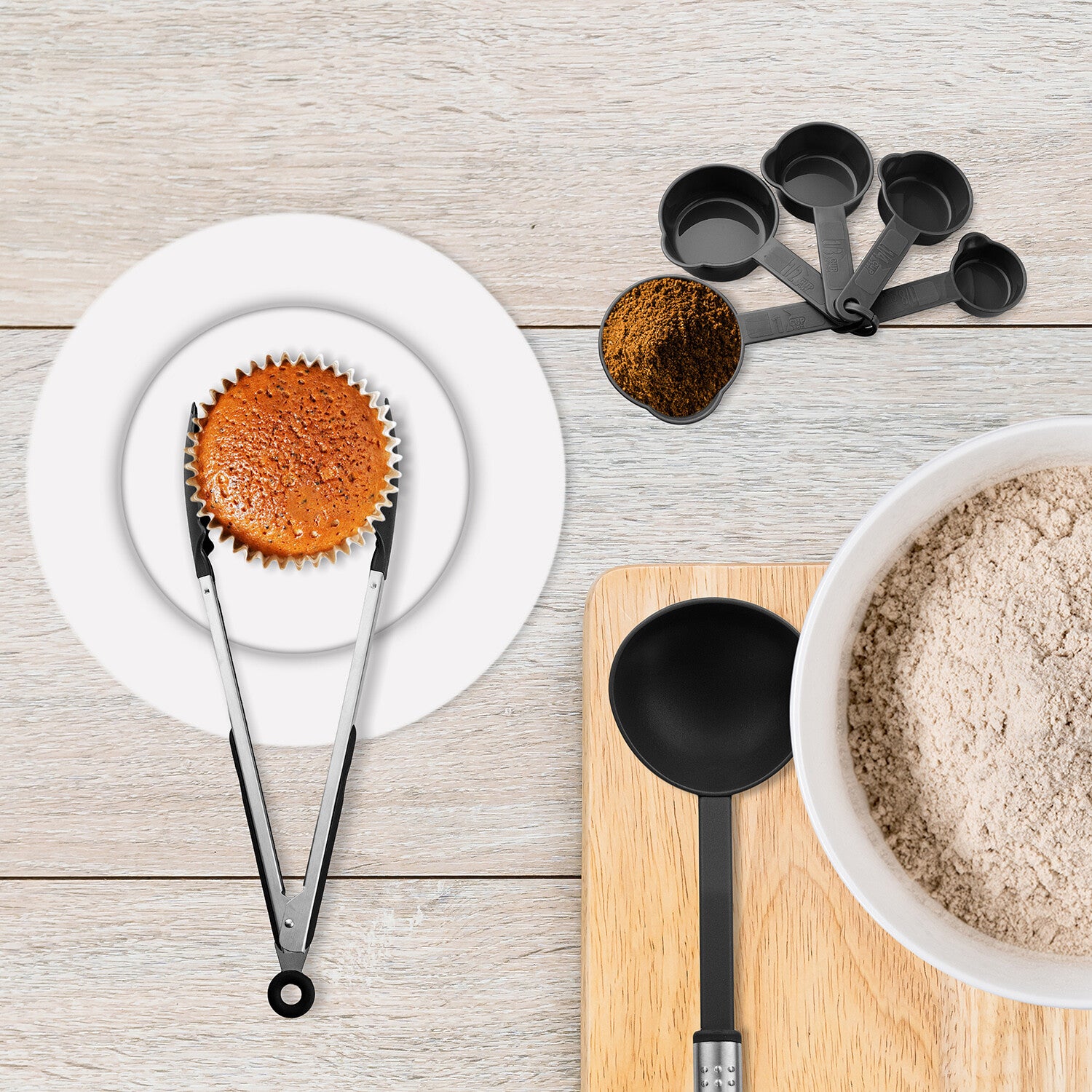 Cooking Utensil Set 23 Piece Stainless Steel Heat Resistant Kitchen Gadget Tools