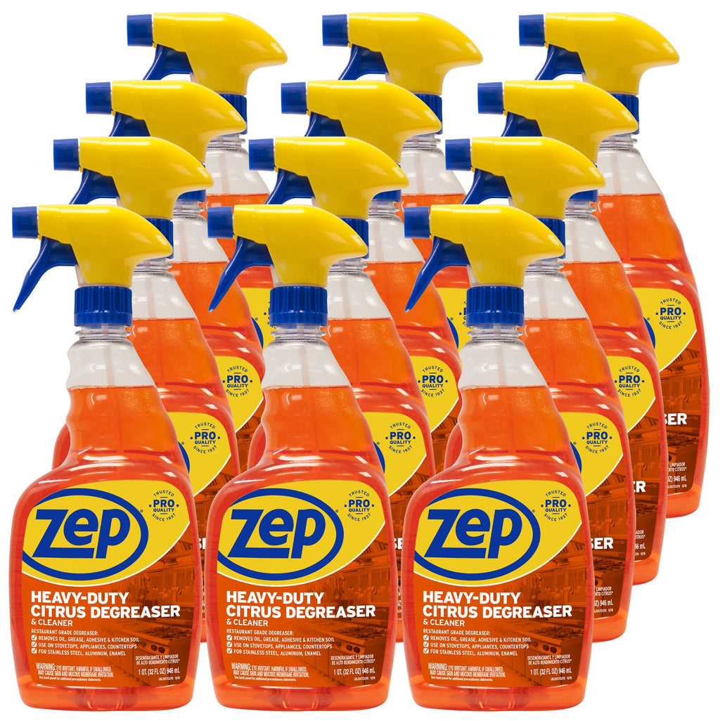 Zep Heavy-Duty Citrus Cleaner - 32 oz (Case of 12) ZUCIT32