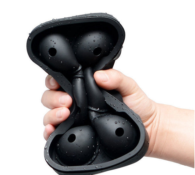 Round or Square Ice Cube Ball Tray Silicone Sphere Mold Bar Whiskey Cocktails