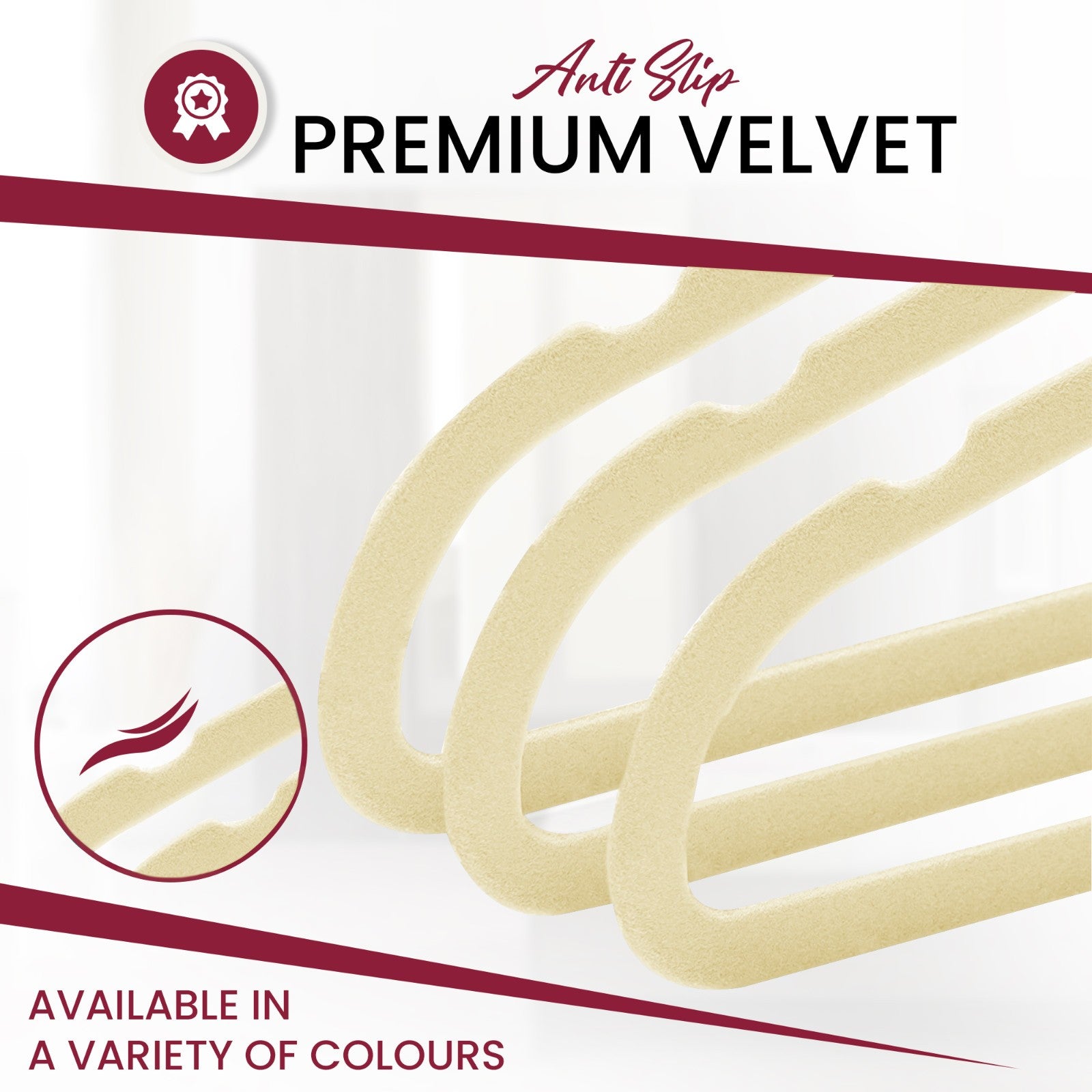 Velvet Hangers Cloths 30/50 Pack Premium Lightweight Space Saver Non Slip Hanger