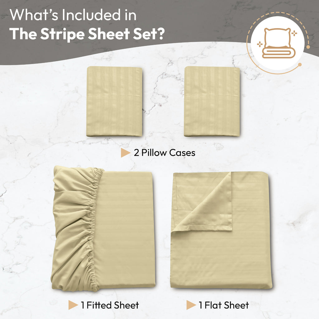 4 Piece Bed Sheet Set Deep Pocket 1800 Series Hotel Bed Sheet Microfiber Comfort