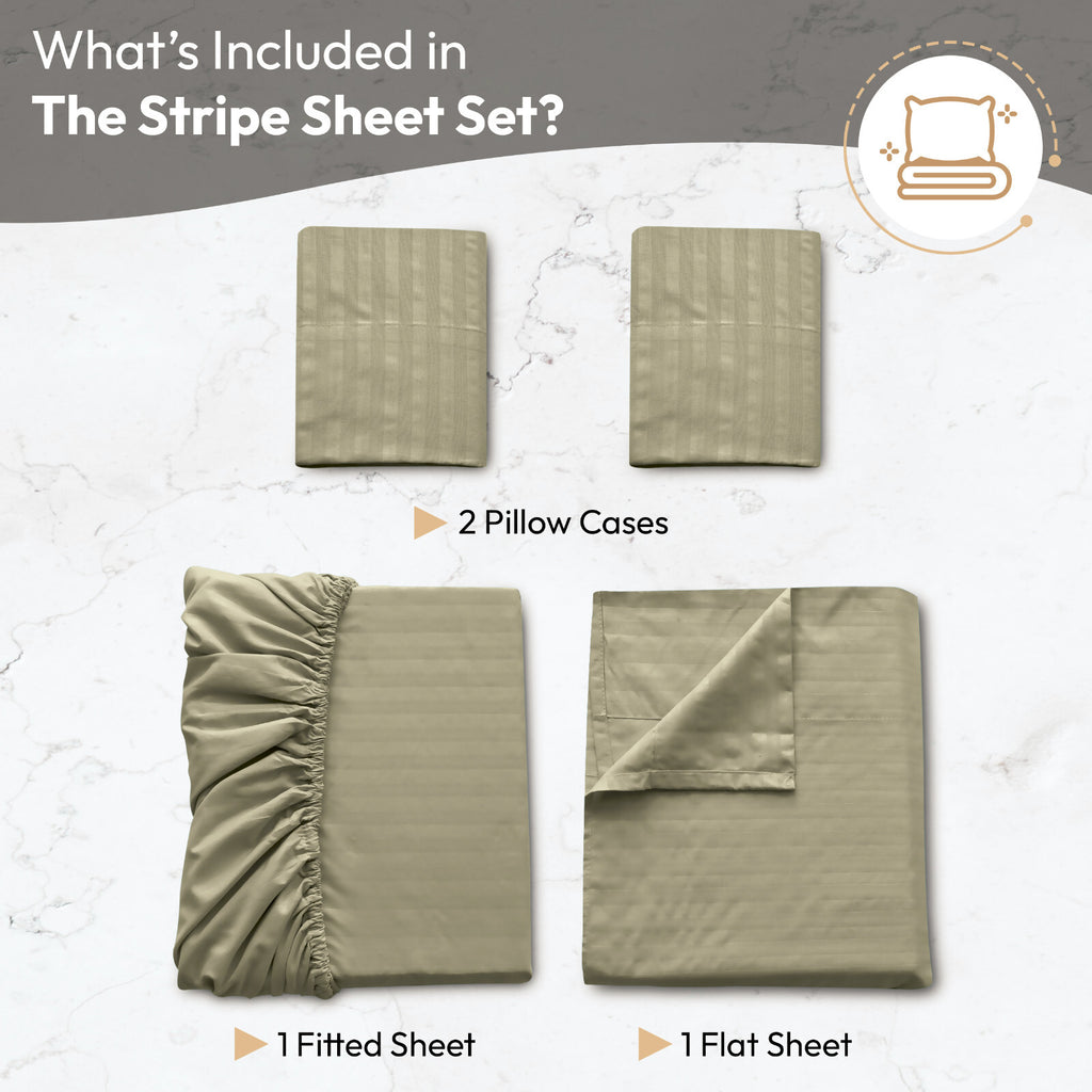 4 Piece Bed Sheet Set Deep Pocket 1800 Series Hotel Bed Sheet Microfiber Comfort