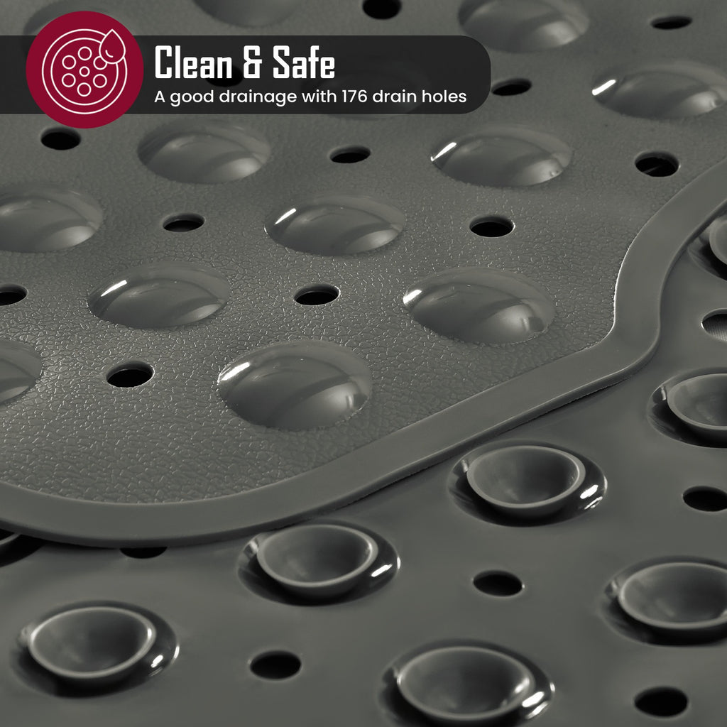 Non Slip Bathtub Mats Suction Cups Washable Bathroom Inside Shower Mat Anti Mold