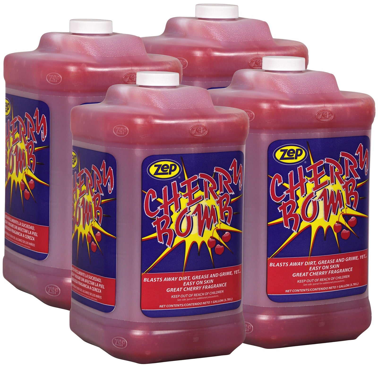Zep Cherry Bomb Industrial Hand Cleaner - 1 Gallon (Case of 4) - 95124