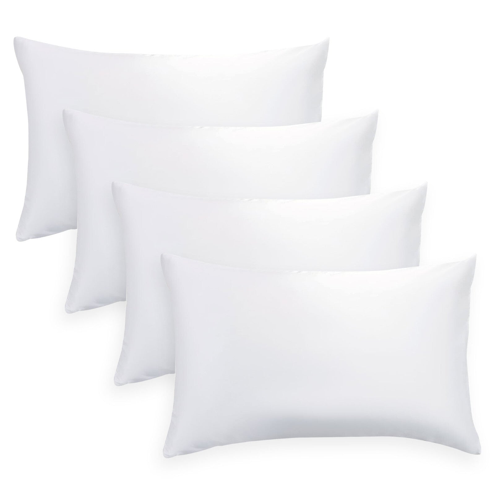 Throw Pillows Insert Cushion Pack of 4 Ultra Soft Bed & Couch Sofa Decor Pillows