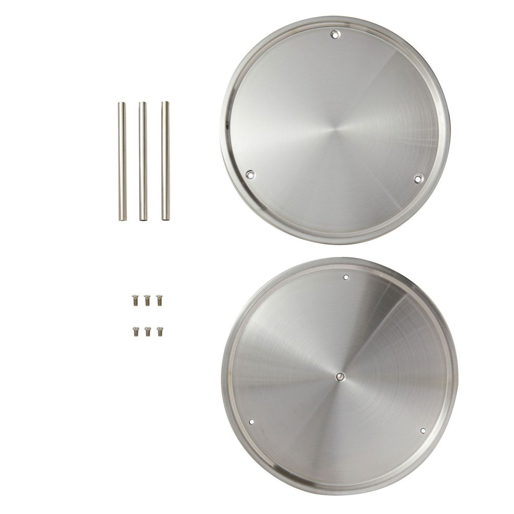 2 Tier Lazy Susan 360° Turntable Kitchen Spice Organizer Rack for Cabinet 10.5"