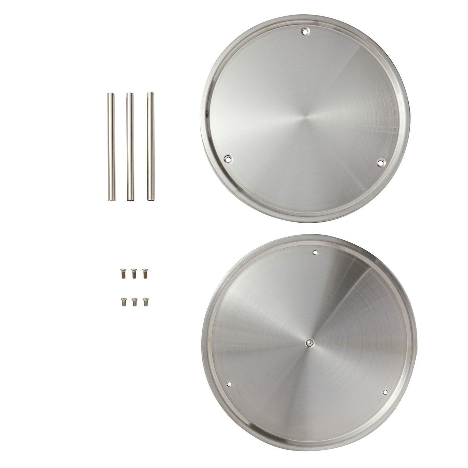 2 Tier Lazy Susan 360° Turntable Kitchen Spice Organizer Rack for Cabinet 10.5"