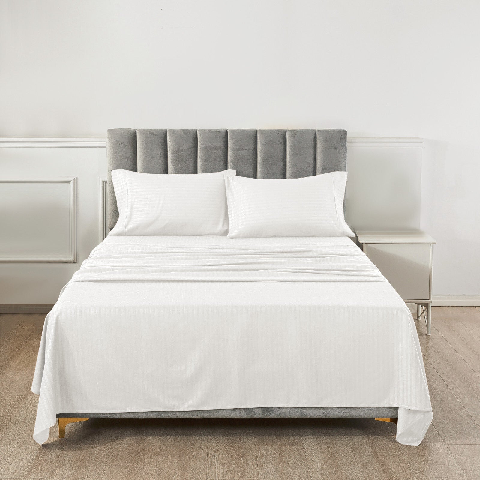 4 Piece Bed Sheet Set Deep Pocket 1800 Series Hotel Bed Sheet Microfiber Comfort