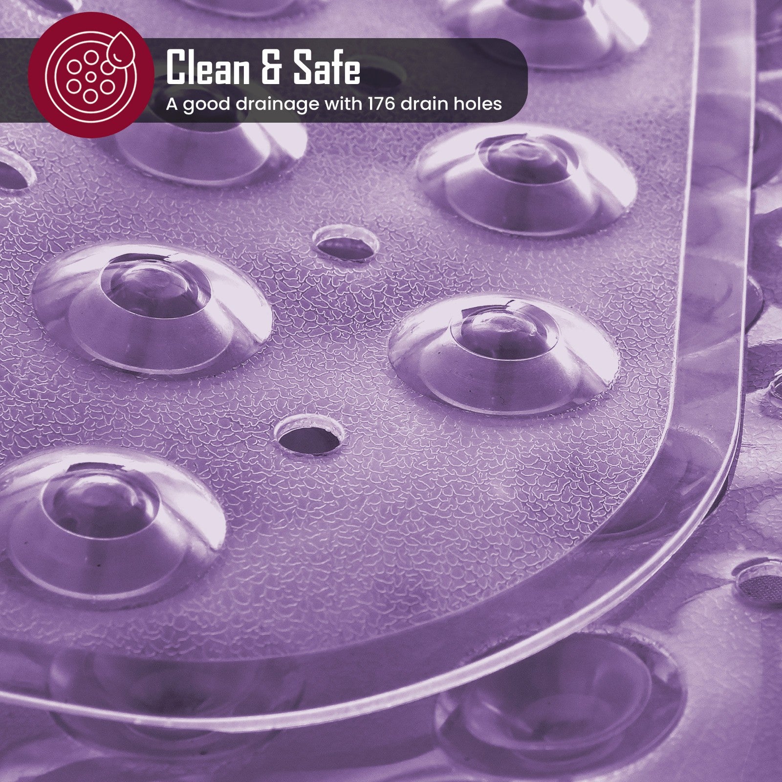 Non Slip Bathtub Mats Suction Cups Washable Bathroom Inside Shower Mat Anti Mold