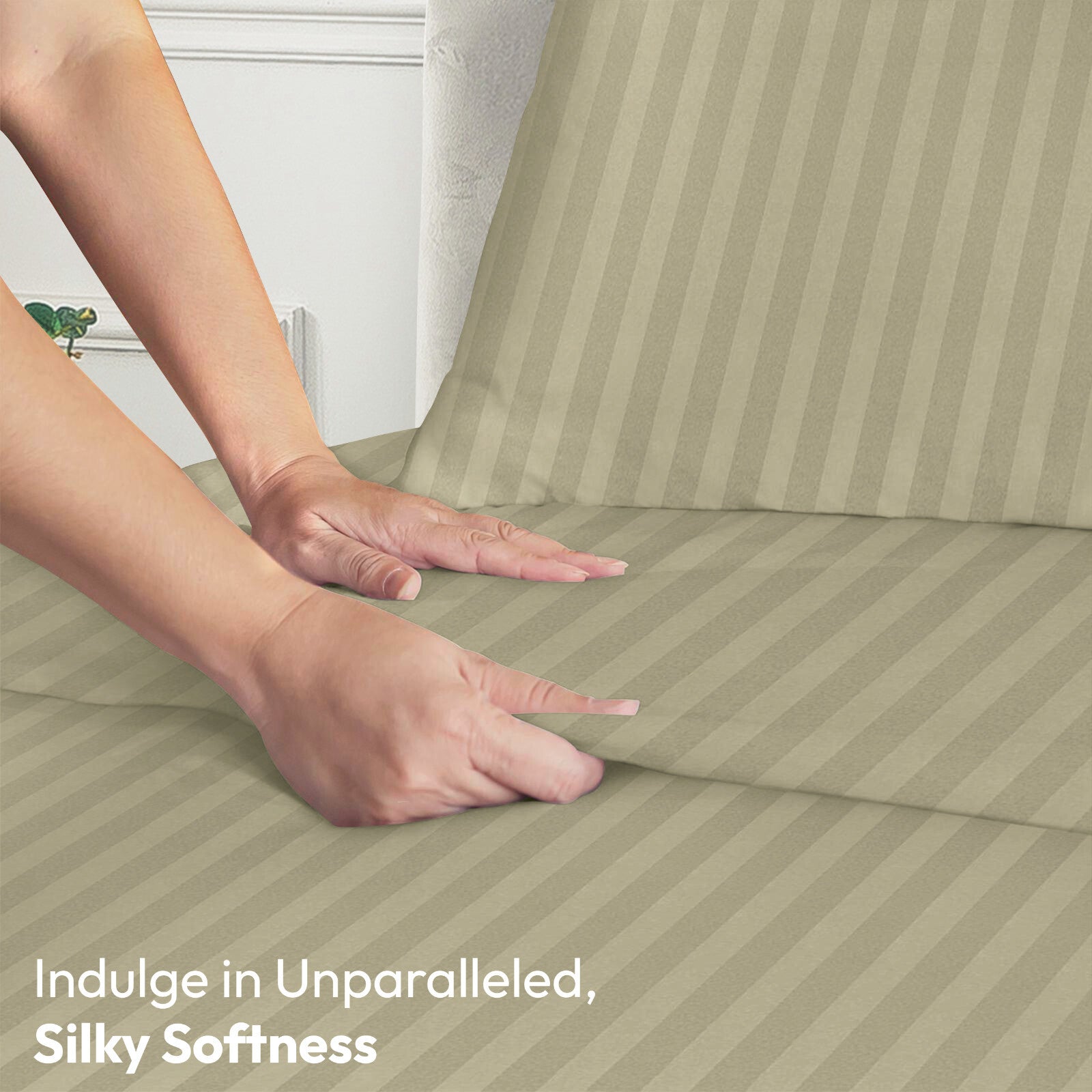 4 Piece Bed Sheet Set Deep Pocket 1800 Series Hotel Bed Sheet Microfiber Comfort