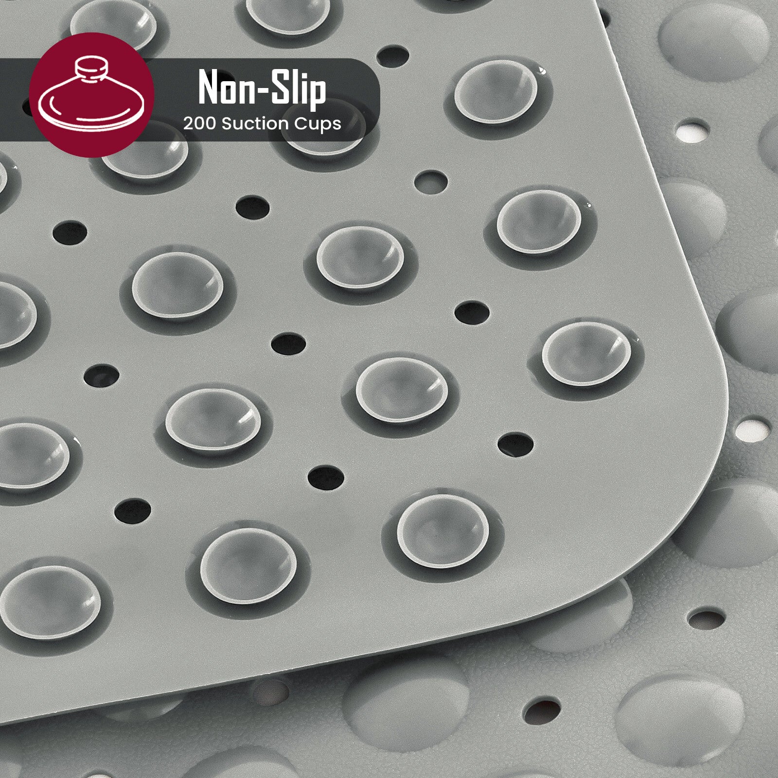 Non Slip Bathtub Mats Suction Cups Washable Bathroom Inside Shower Mat Anti Mold