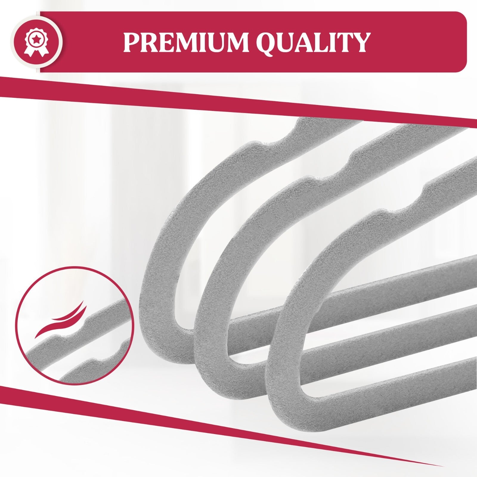 Velvet Hangers Cloths 30/50 Pack Premium Lightweight Space Saver Non Slip Hanger