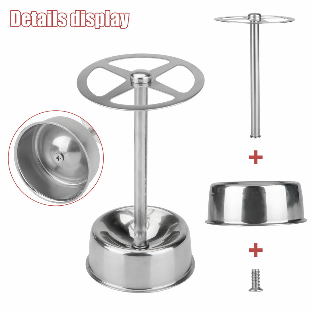 Stainless Steel Toothbrush Holder Toothpaste Stand Bathroom Organizer Freestand