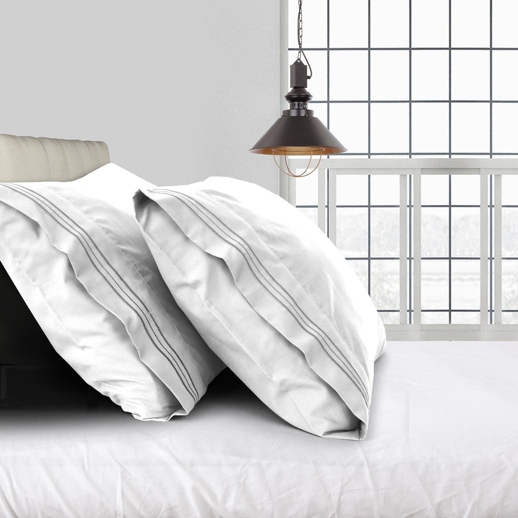 Pack of 2, 4 & 6 Pillow Cover Set Ultra Soft Microfiber Pillowcases Queen King