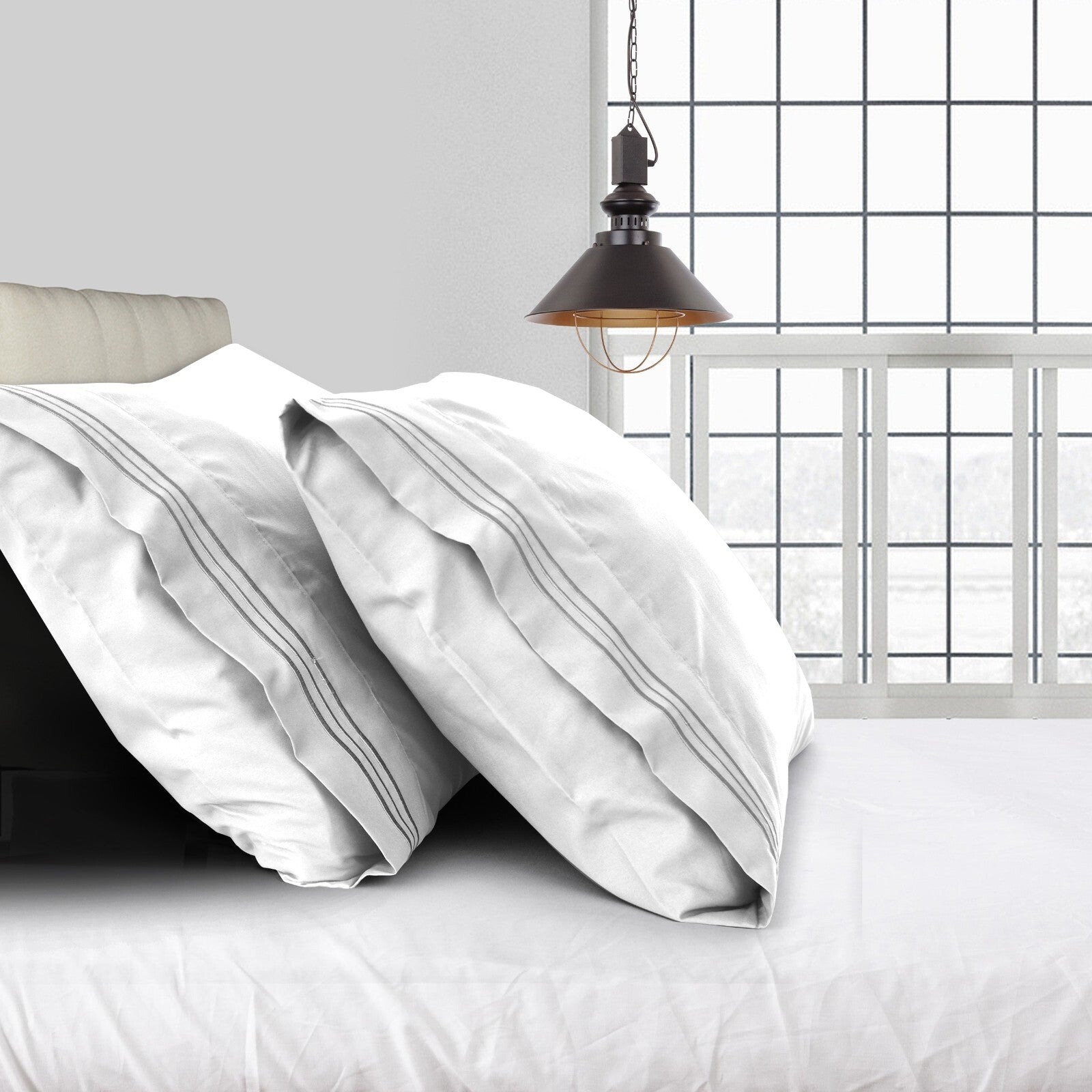 Pack of 2, 4 & 6 Pillow Cover Set Ultra Soft Microfiber Pillowcases Queen King