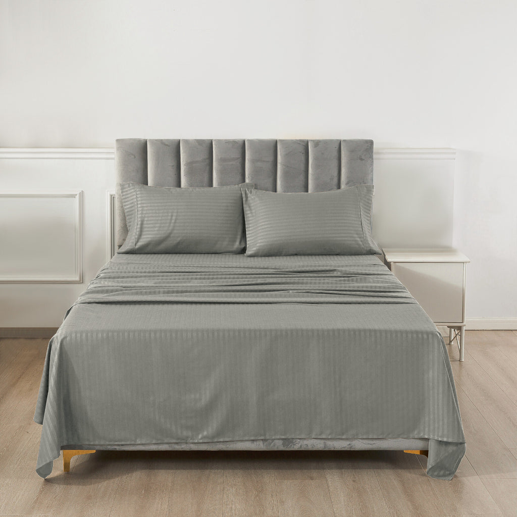 4 Piece Bed Sheet Set Deep Pocket 1800 Series Hotel Bed Sheet Microfiber Comfort