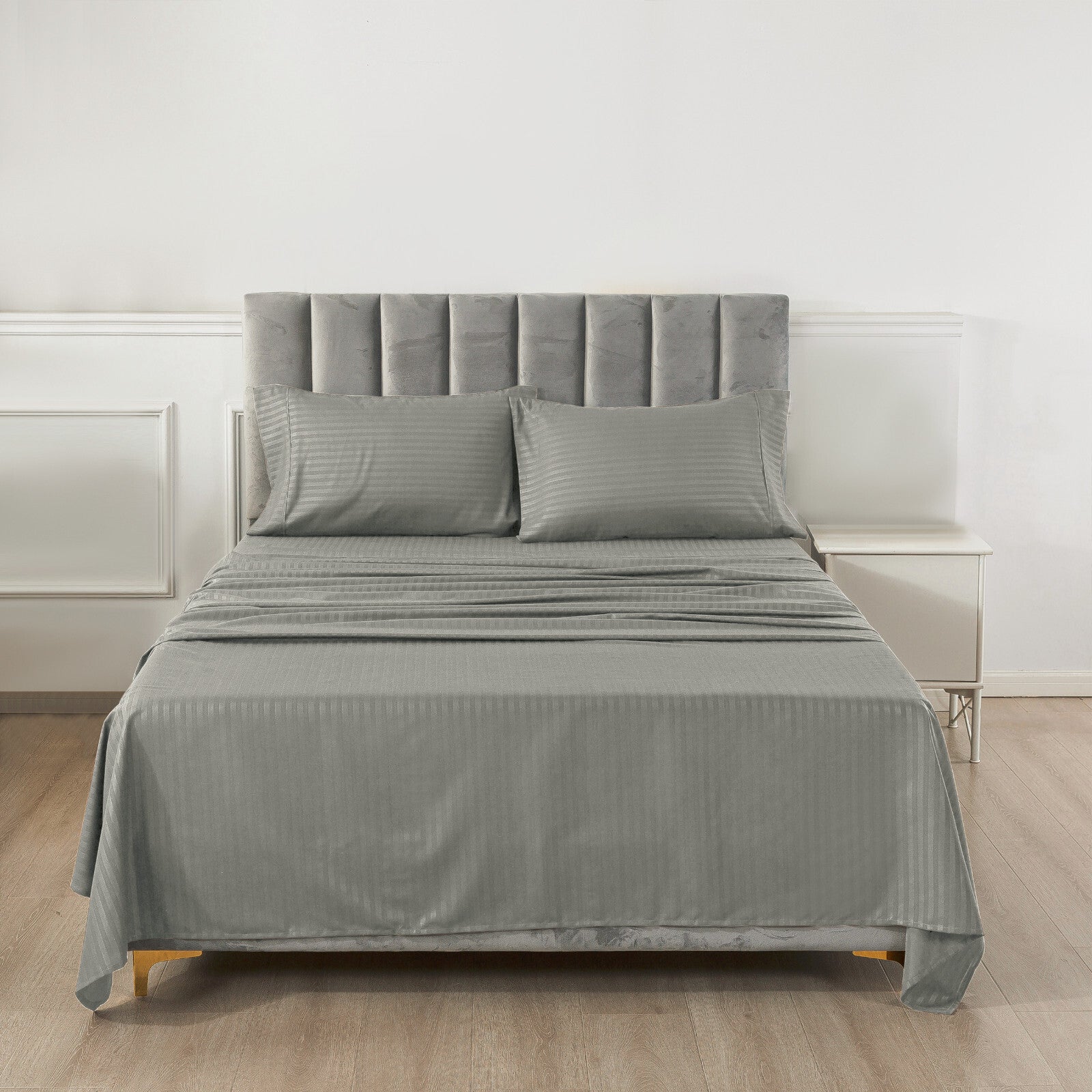 4 Piece Bed Sheet Set Deep Pocket 1800 Series Hotel Bed Sheet Microfiber Comfort