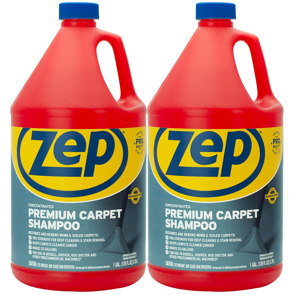 Zep Premium Carpet Cleaner Shampoo - 1 Gallon (Case of 2) ECZUPXC1282