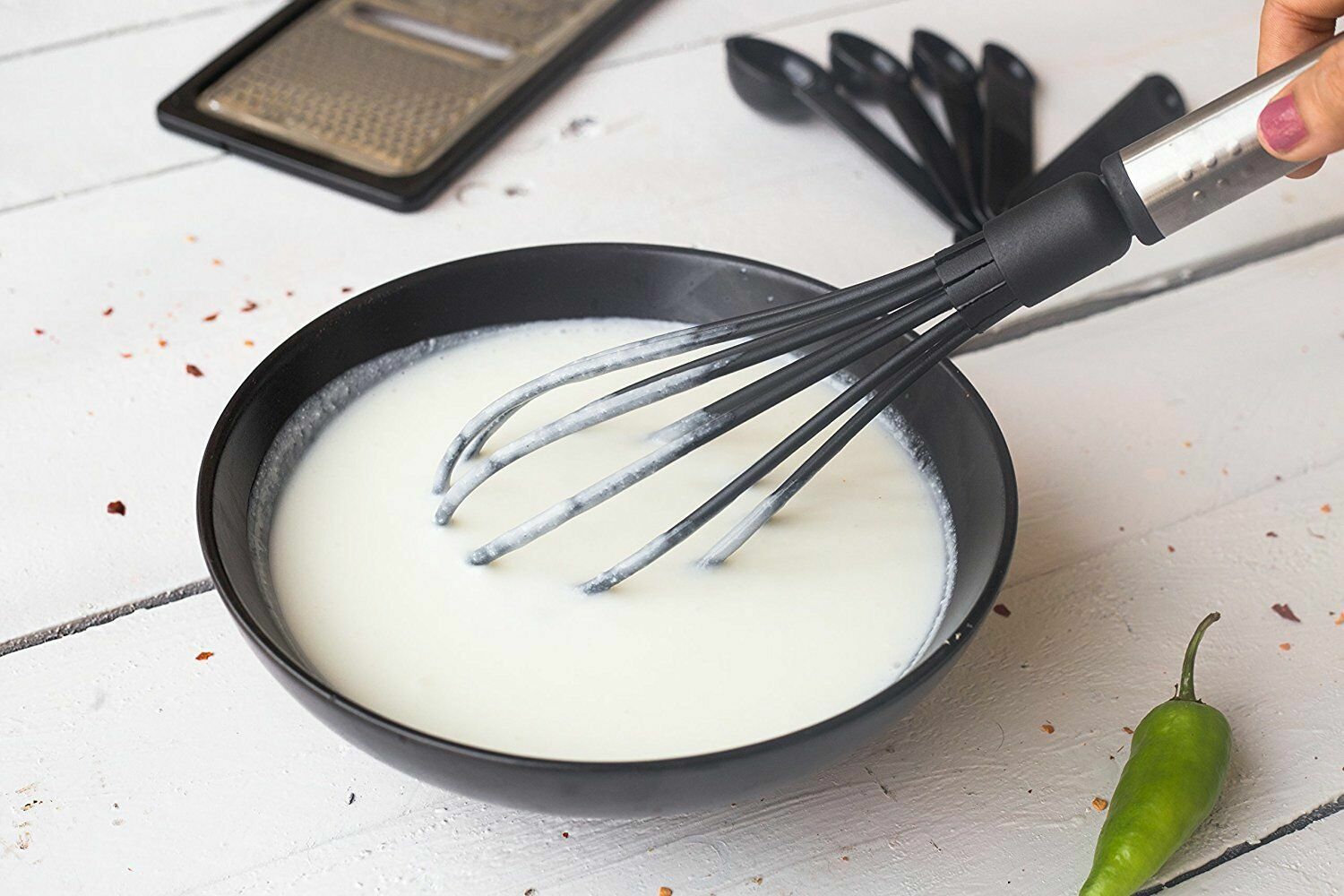 Cooking Utensil Set 23 Piece Stainless Steel Heat Resistant Kitchen Gadget Tools