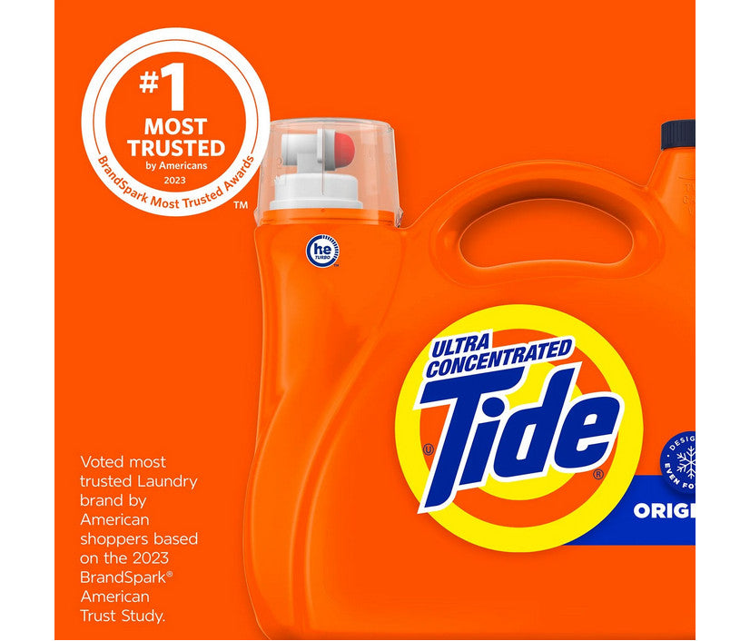 Tide Liquid Laundry Detergent Original 170 fl oz 152 Loads New