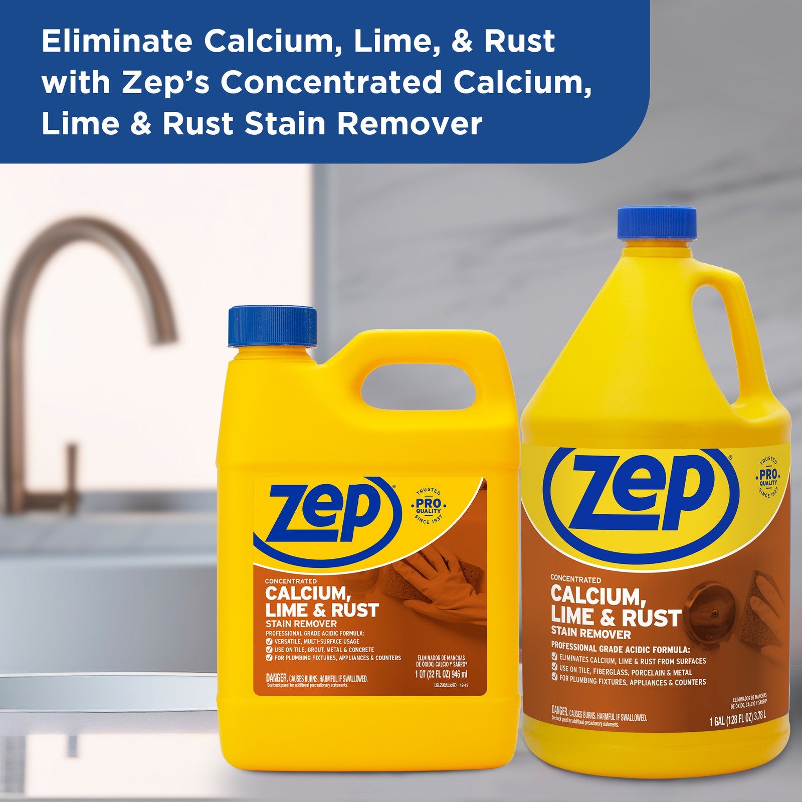 Zep Concentrated Calcium, Lime and Rust Stain Remover