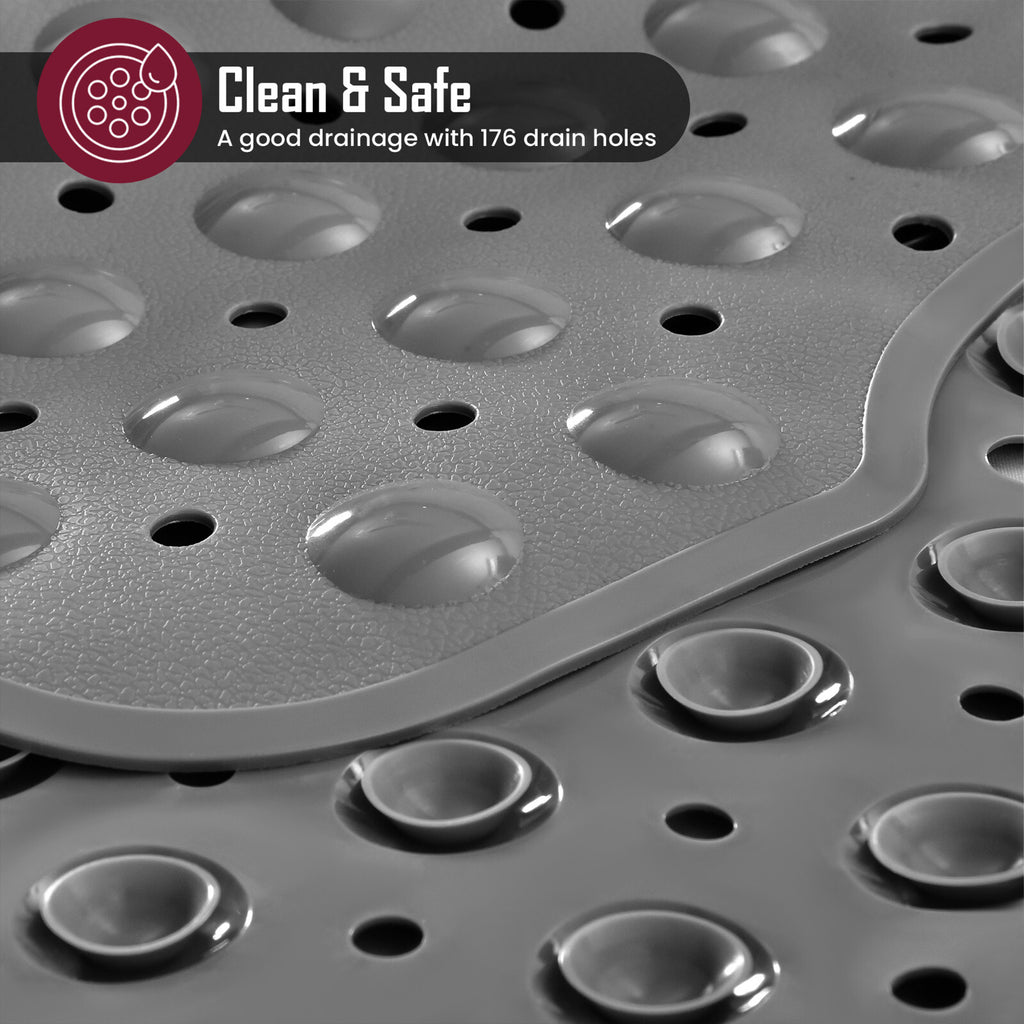 Non Slip Bathtub Mats Suction Cups Washable Bathroom Inside Shower Mat Anti Mold