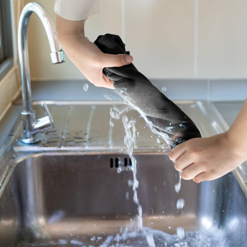 6PC Kitchen Towel Set 100% Cotton Dish Towels 16 x 26 Absorbent Tea Bar Towels