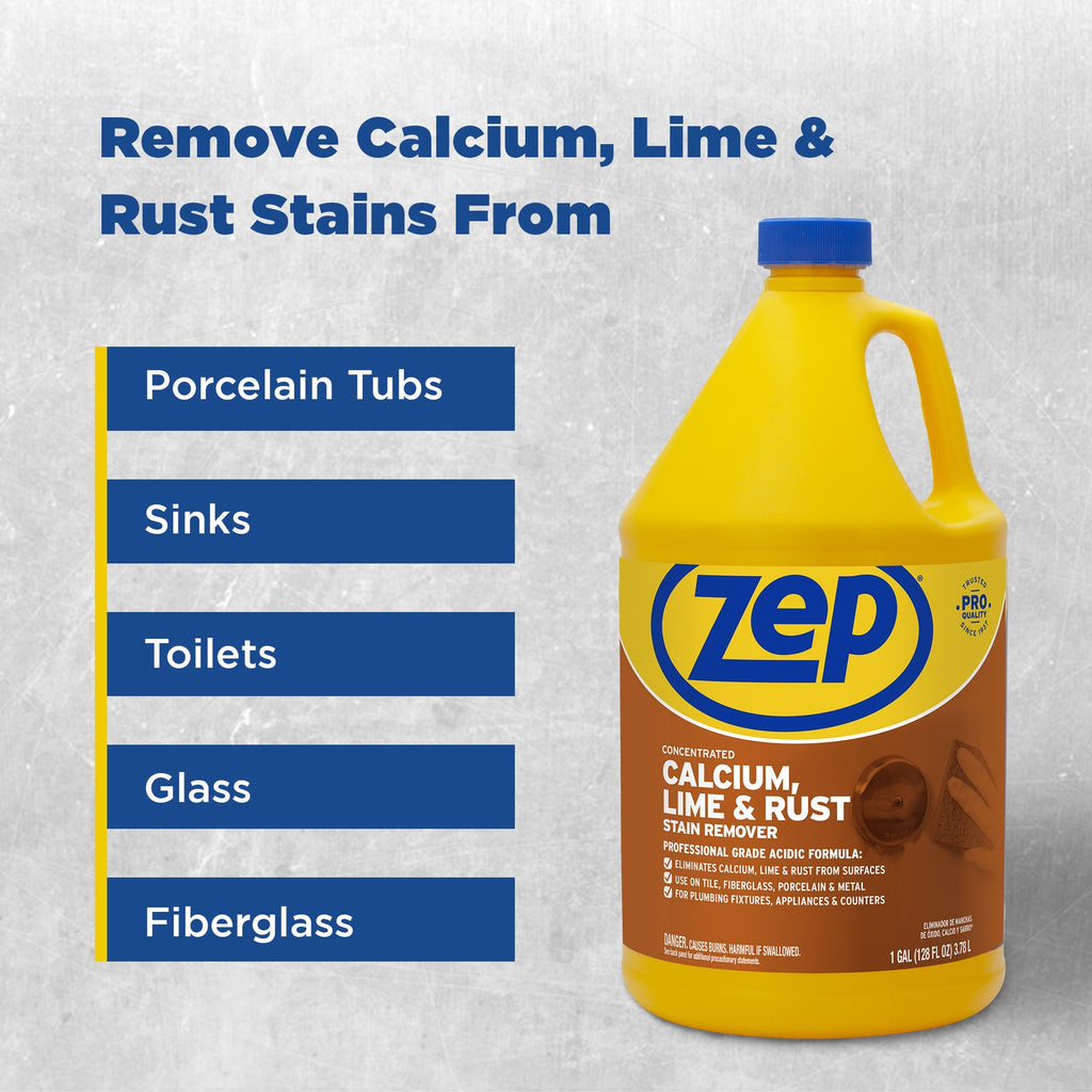 Zep Concentrated Calcium, Lime and Rust Stain Remover