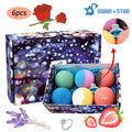 6pc Handmade Bath Bombs Gift Set Organic Essential Oils Spa Ball Christmas Gift