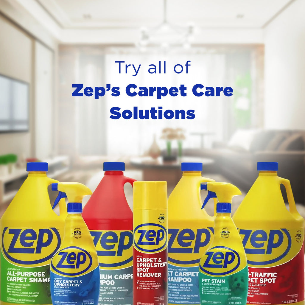 Zep Premium Carpet Cleaner Shampoo - 1 Gallon (Case of 2) ECZUPXC1282