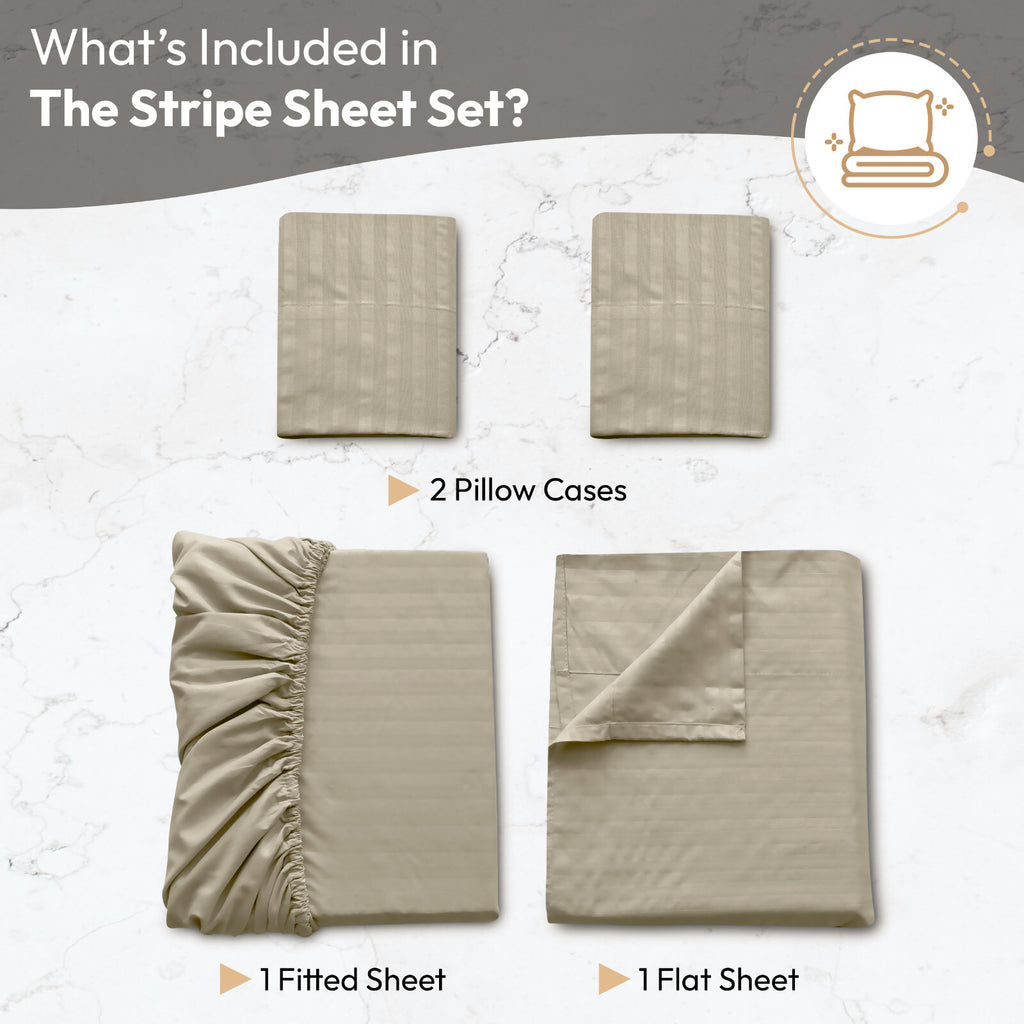 4 Piece Bed Sheet Set Deep Pocket 1800 Series Hotel Bed Sheet Microfiber Comfort