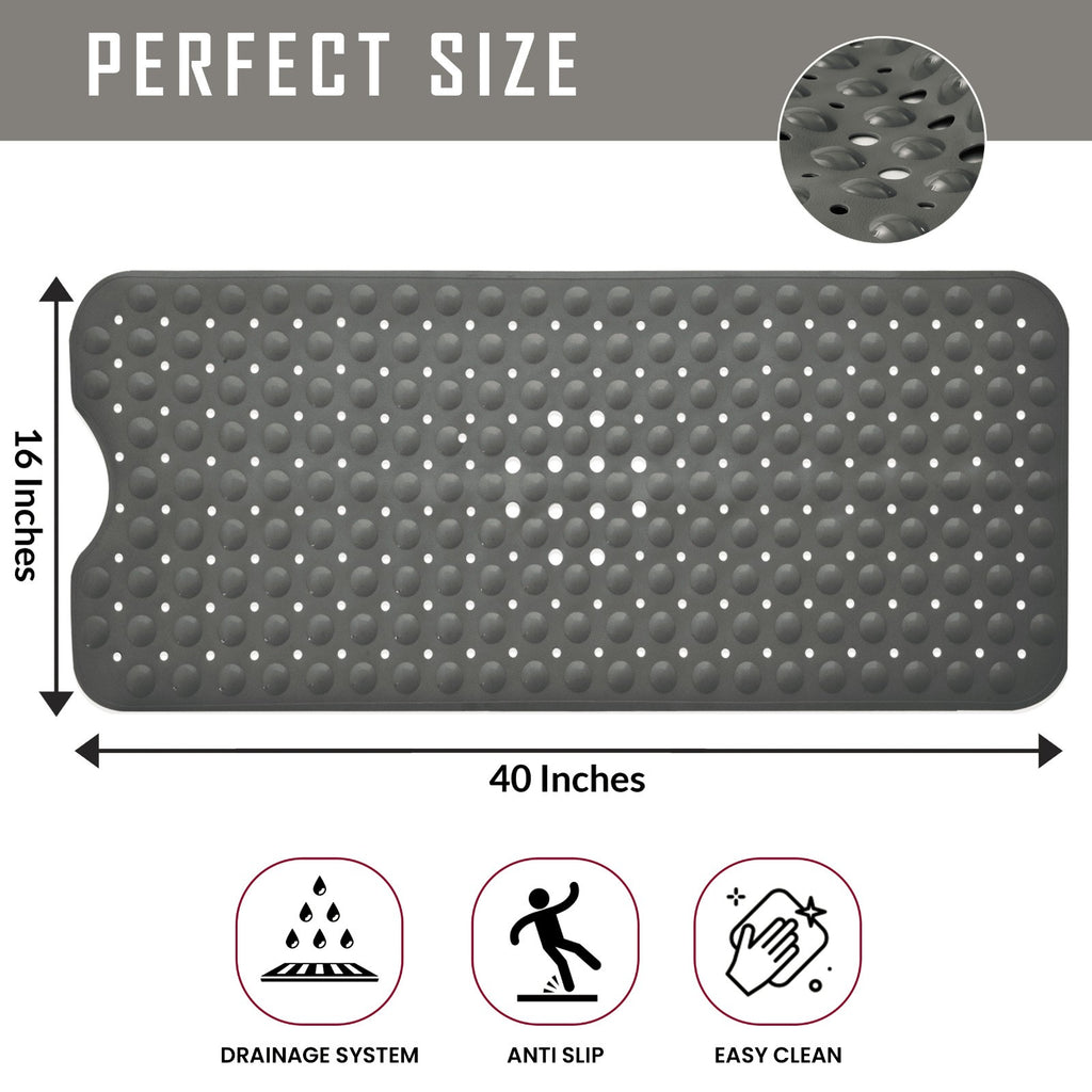 Non Slip Bathtub Mats Suction Cups Washable Bathroom Inside Shower Mat Anti Mold