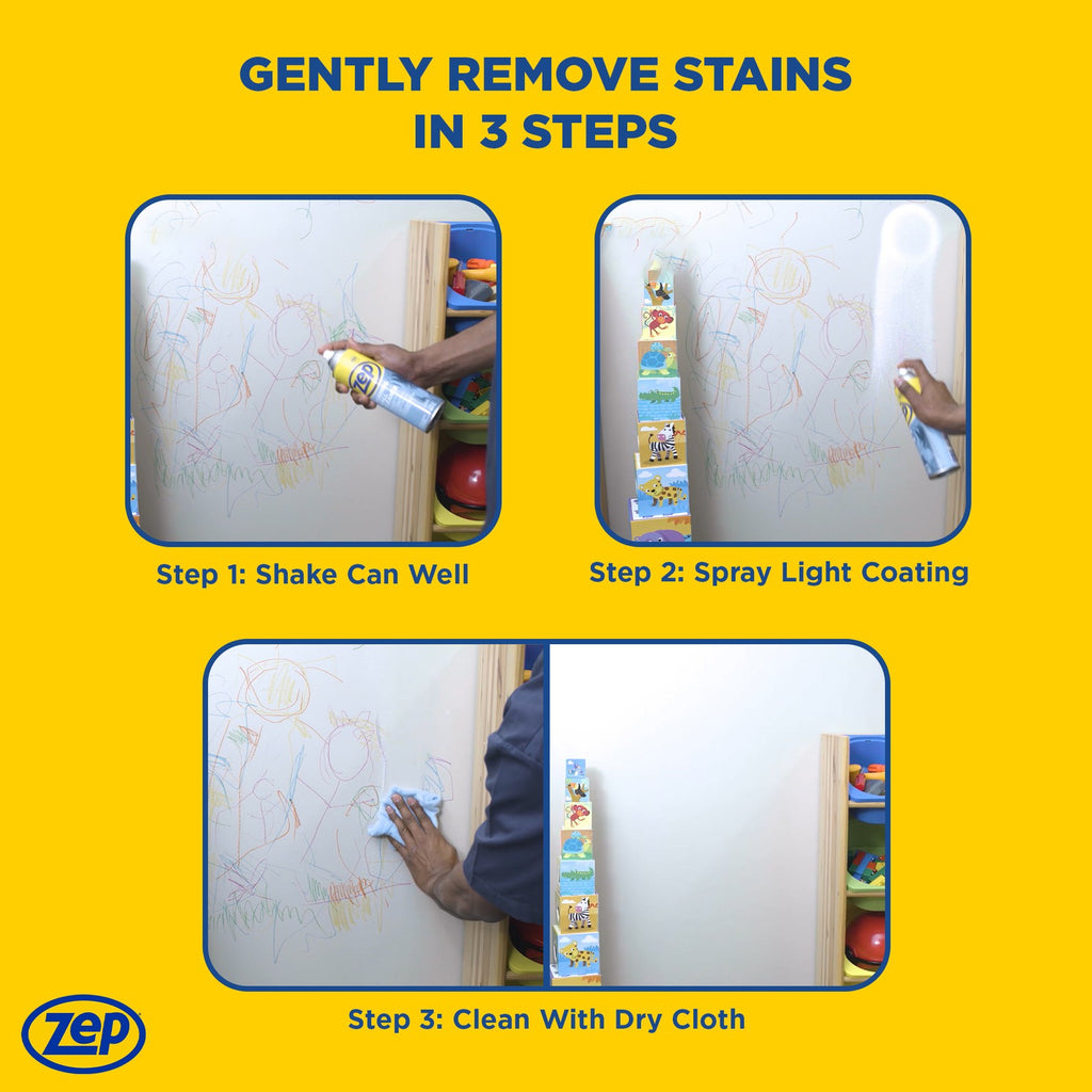 Zep Foaming Wall Cleaner - 18 oz (Case of 4) ZUFWC18