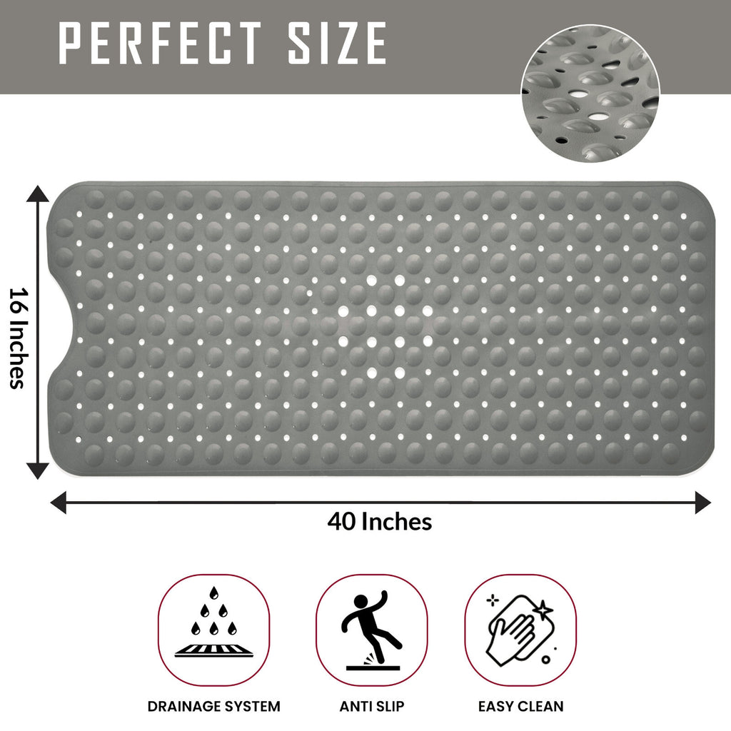 Non Slip Bathtub Mats Suction Cups Washable Bathroom Inside Shower Mat Anti Mold