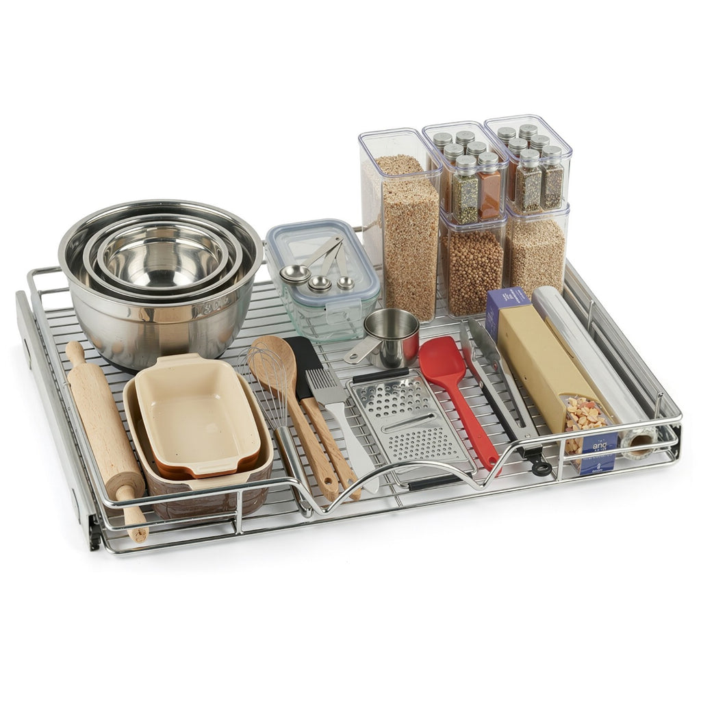 HOLDN' STORAGE Pull Out Cabinet Organizer, Heavy Duty- Lifetime Limited Warranty