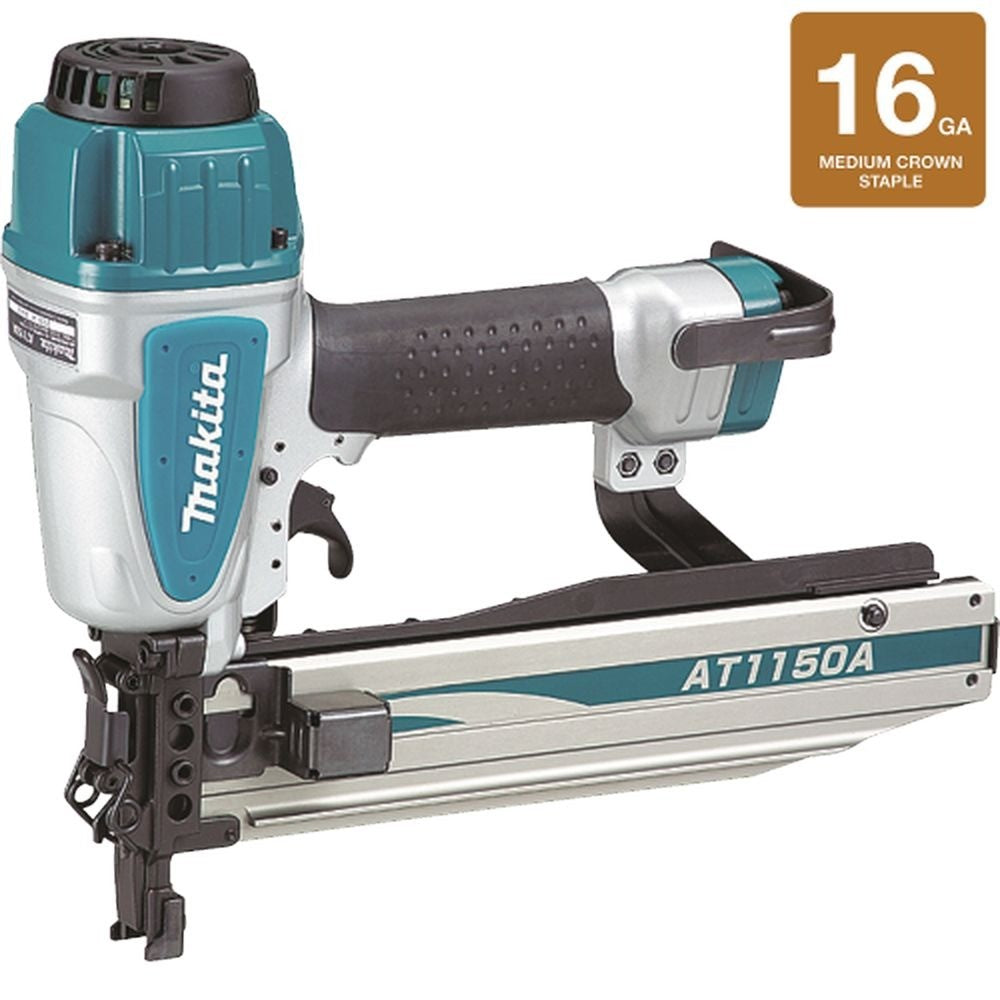 Makita AT1150AR 16-Ga 7/16" Medium Air Crown Stapler Certified Refurbished