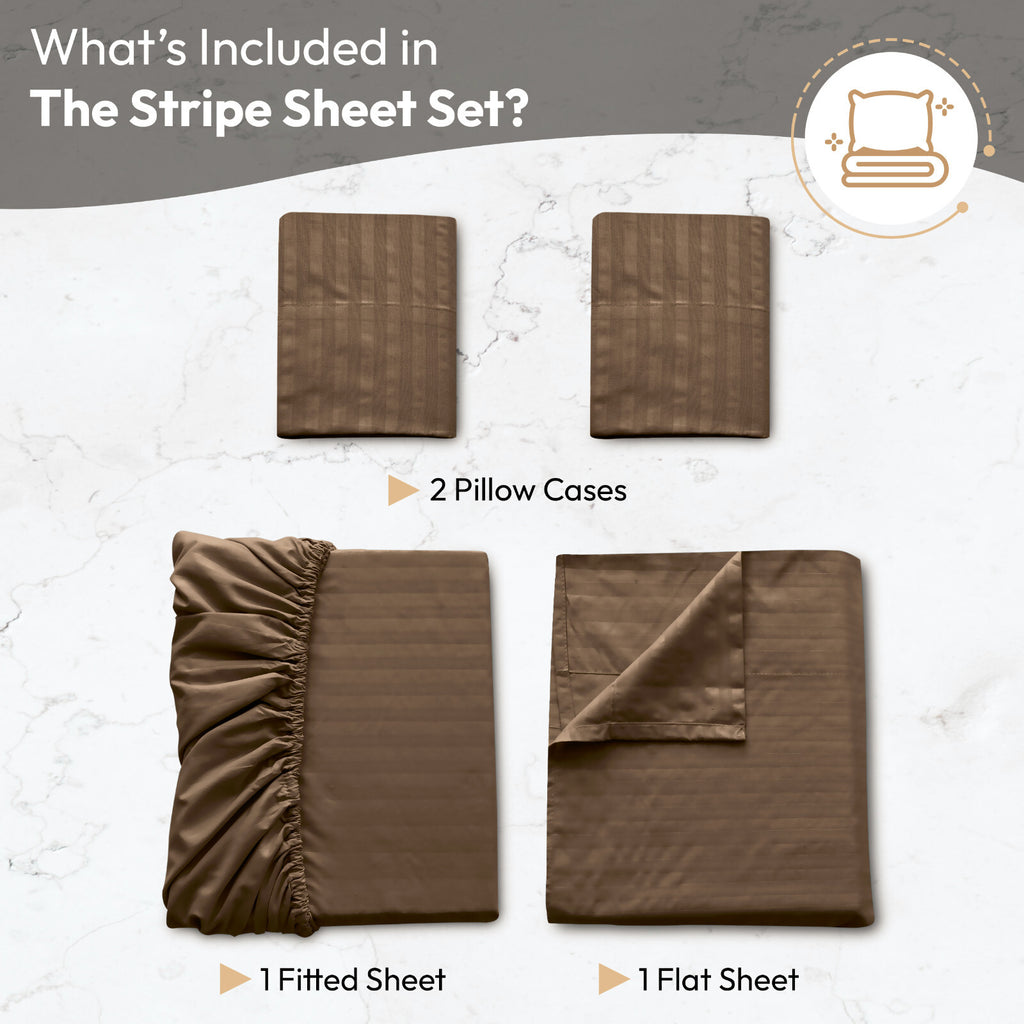 4 Piece Bed Sheet Set Deep Pocket 1800 Series Hotel Bed Sheet Microfiber Comfort