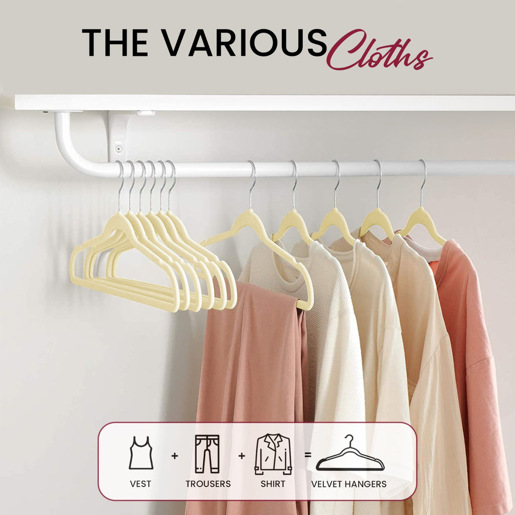 Velvet Hangers Cloths 30/50 Pack Premium Lightweight Space Saver Non Slip Hanger