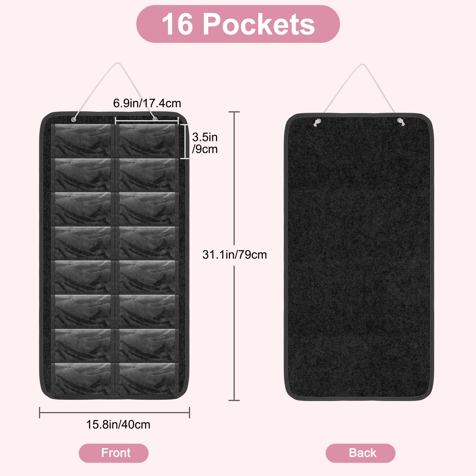 Hanging Sunglasses Organizer Glasses Storage Case Wall Mounted Eyeglasses Holder