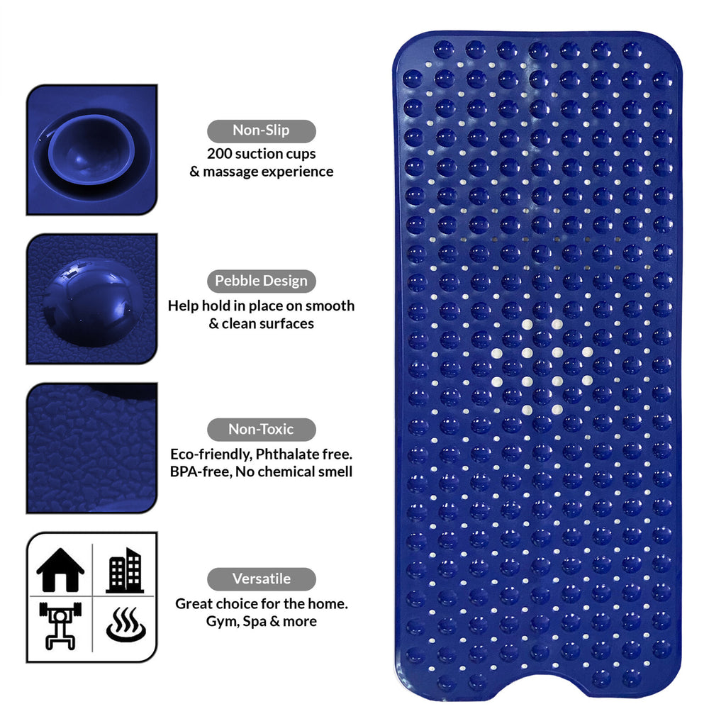 Non Slip Bathtub Mats Suction Cups Washable Bathroom Inside Shower Mat Anti Mold