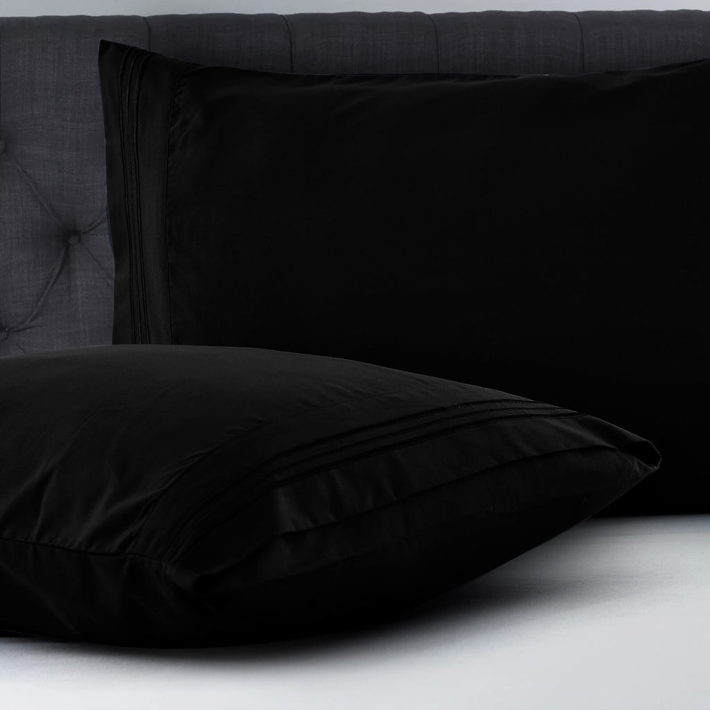 Pack of 2, 4 & 6 Pillow Cover Set Ultra Soft Microfiber Pillowcases Queen King