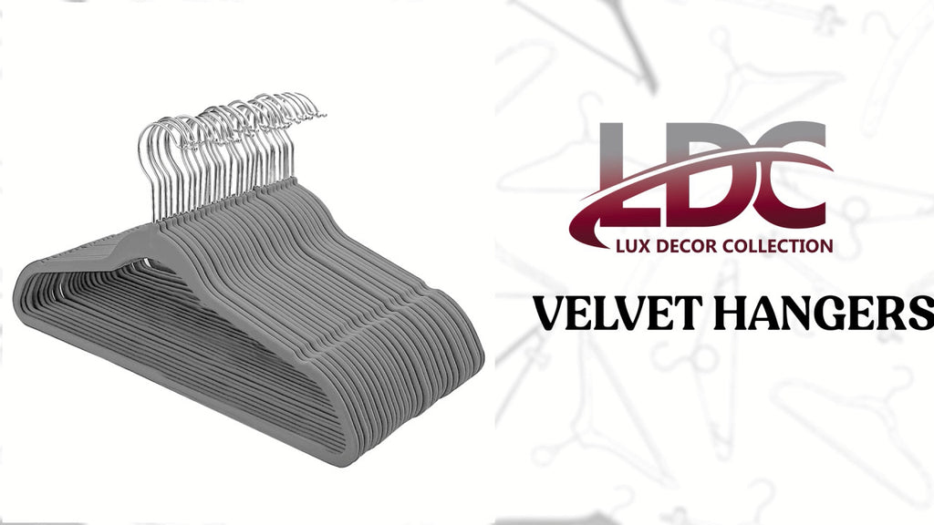 Velvet Hangers Cloths 30/50 Pack Premium Lightweight Space Saver Non Slip Hanger