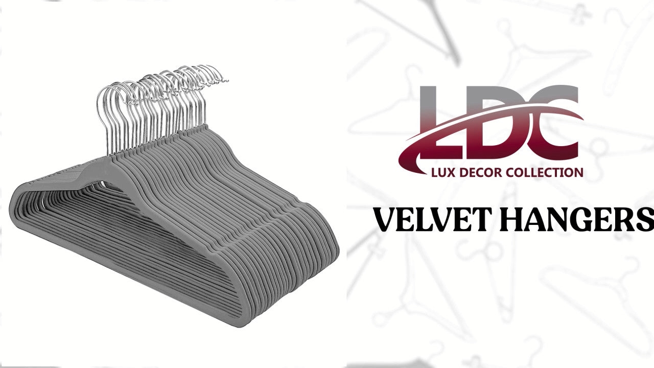 Velvet Hangers Cloths 30/50 Pack Premium Lightweight Space Saver Non Slip Hanger