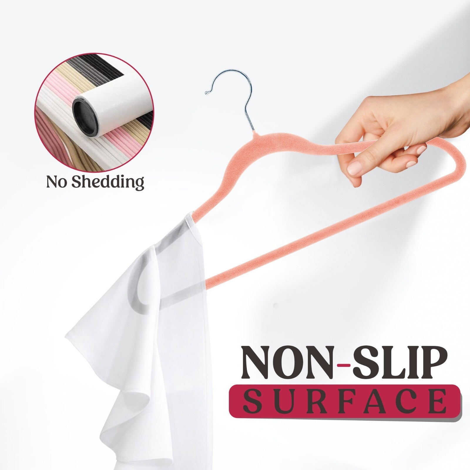 Velvet Hangers Cloths 30/50 Pack Premium Lightweight Space Saver Non Slip Hanger
